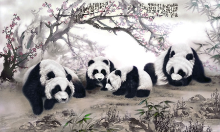 南无羌佛五明展显工巧明之艺术品（熊猫）