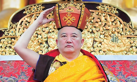 冈波巴祖师的转世 噶玛噶举派嘉察仁波且
