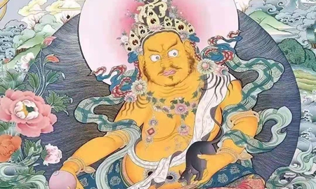 黄财神——藏地各大教派奉持的五色财神之一