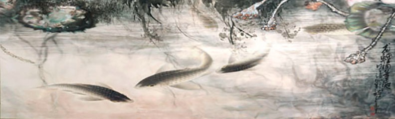 笔情墨趣 脫俗无华 南无羌佛五明成就之国画作品